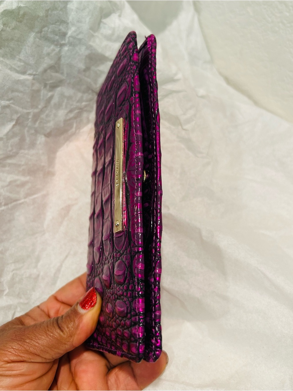Brahmin Purple Potion Ady Wallet - Picture 8 of 8